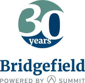 Bridgefield 30 logo.